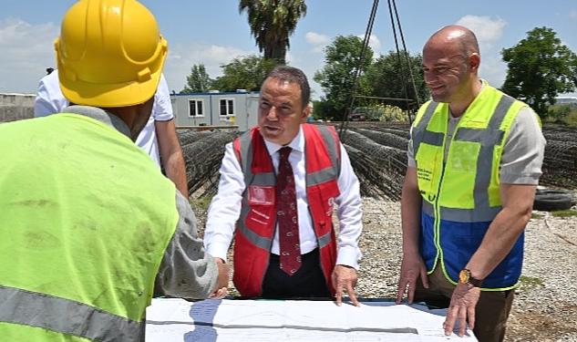 Başkan Muhittin Böcek Cırnık Köprüsü’nde çalışmaları inceledi