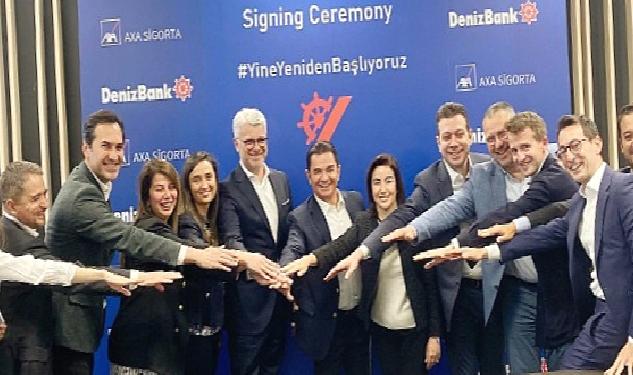 DenizBank ile AXA Sigorta acentelik sözleşmesini uzattı