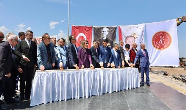 Nevşehir Hacı Bektaş Veli Üniversitesi (NEVÜ) Diş Hekimliği Fakültesi ve Uygulama Hastanesinin yeni binası için temel atma töreni düzenlendi