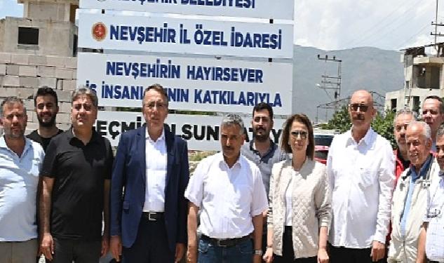 Nevşehir Hatay’a Sebze Hali Yaptırıyor