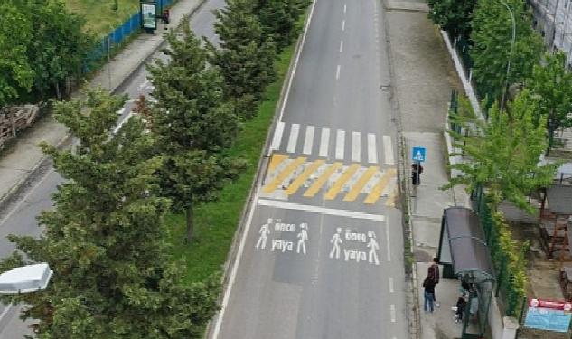 Trafikte yaya güvenliği için önemli çalışma