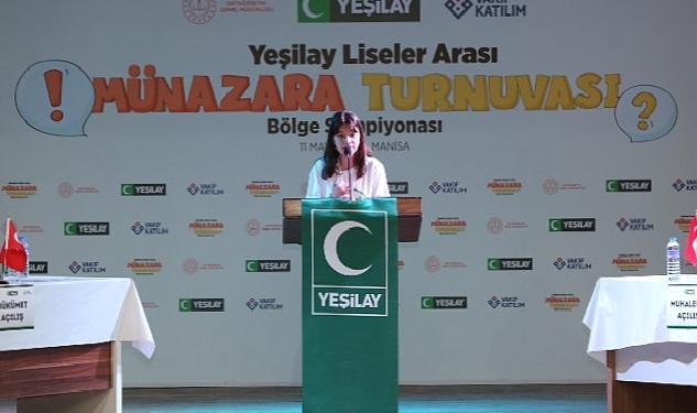 Yeşilay Liseler Arası Münazara Turnuvası’nın İç Anadolu ve Ege Finalleri Tamamlandı