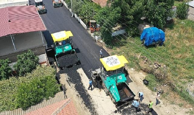 Aydın Büyükşehir Belediyesi Çine Kahraman Mahallesi yolunu yeniliyor