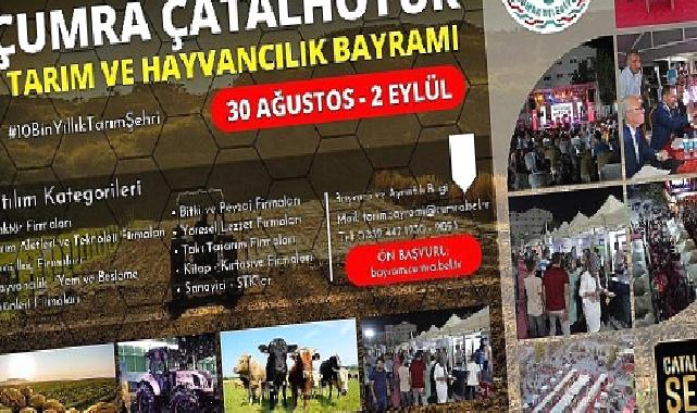 Çumra Çatalhöyük Tarım ve Hayvancılık Bayramı İçin Ön Başvurular Başladı