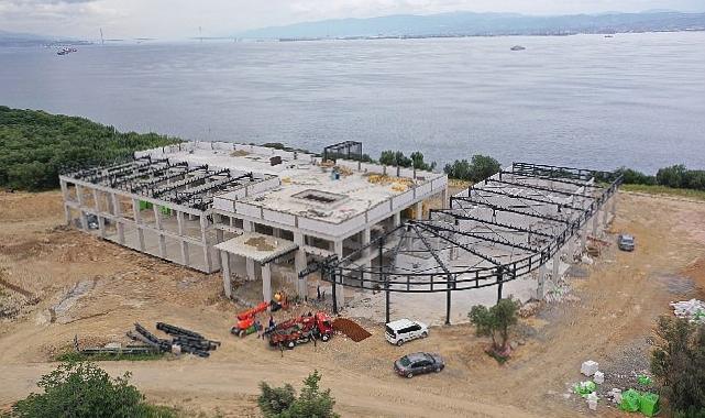 Darıca Millet Bahçesi 3. Etap’ta Millet Kıraathanesinin kaba inşaatı tamam