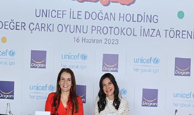 Doğan Holding ve UNICEF, çok sayıda çocuğun değerlerini keşfederek hayatında olumlu etki yaratmayı amaçlayan Değer Çarkı oyununu tanıttı.