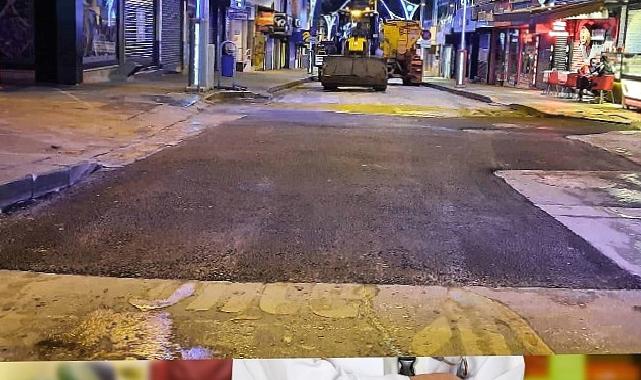 İzmit Alemdar Caddesi asfaltlandı