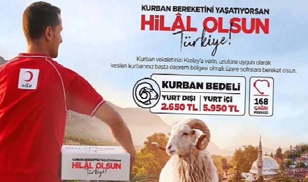 Kızılay Kurban Vekaleti Bedellerini Açıkladı