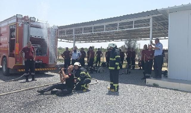 Konya Büyükşehir İtfaiyesi KKTC Genel Kuvvetler Komutanlığı İtfaiye Personeline Eğitim Verdi