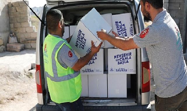 Nevşehir Belediyesi tarafından bin 200 aileye kurban eti dağıtımı gerçekleştirildi