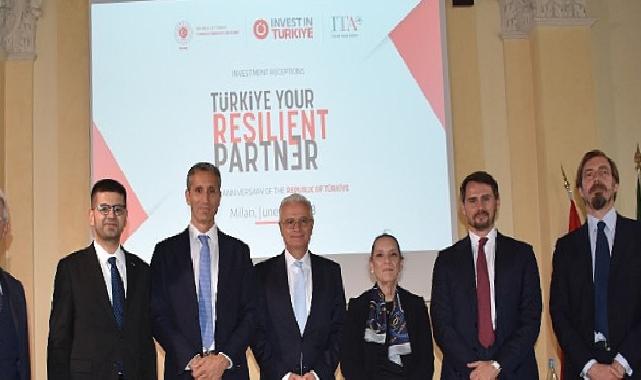 Türkiye Yüzyılı Yatırım Resepsiyonu Milano’da Gerçekleştirildi