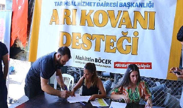 Antalya Büyükşehir’den üreticilere kovan desteği