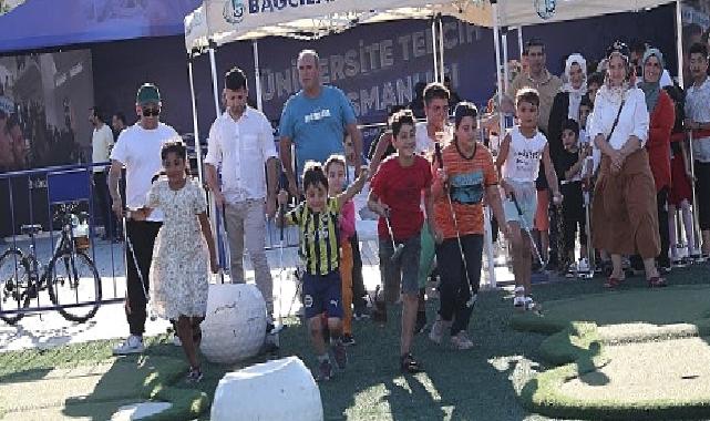 Bağcılarlılar Mini Golf keyfi yaşıyor