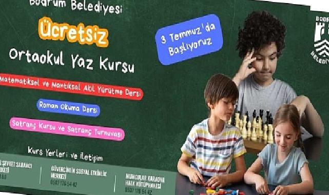 Belediyeden yaz tatilinde çocuklara eğitici ve eğlenceli kurslar