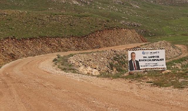 Büyükşehir’den Elmalı’da yol çalışması