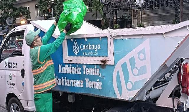 Çankaya Belediyesi yoğun bayram temizliği yaptı