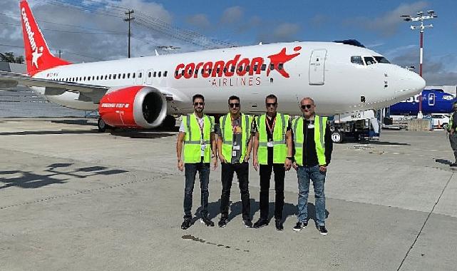 Corendon Airlines filosunu yeni Boeing 737-8 uçağı ile yenilemeye devam ediyor