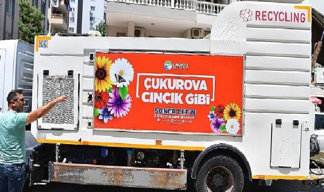 Çukurova’da konteynerler ilaçlı su ile yıkanıyor