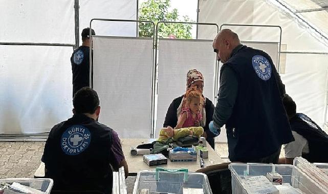 Dünya Doktorları Tam Donanımlı Mobil Sağlık Hizmetleriyle Sahada Önemli Görev Üstleniyor