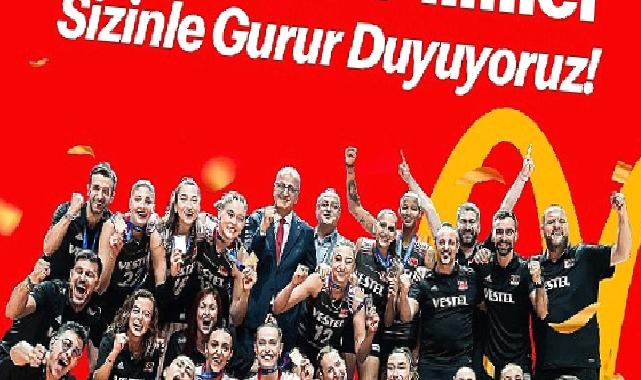 Filenin Sultanları’nın Resmi Sponsoru McDonald’s A Milli Kadın Voleybol Takımıyla Gurur Duyuyor!