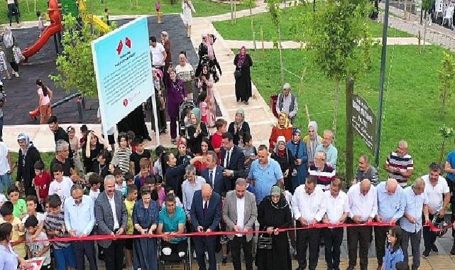 Gazi yakup kutman parkı keçiören’de açıldı 