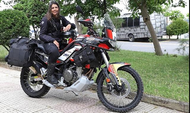 Gülşah Merve Yüksel Motosikletiyle Dünya Turuna Başladı!