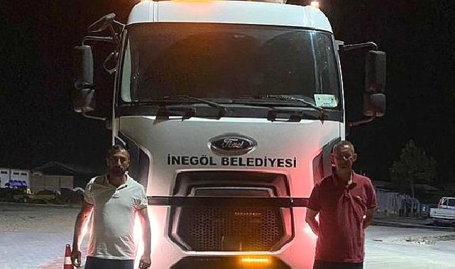 İnegöl Belediyesi Orman Yangınlarına Müdahale İçin Ekip Gönderdi