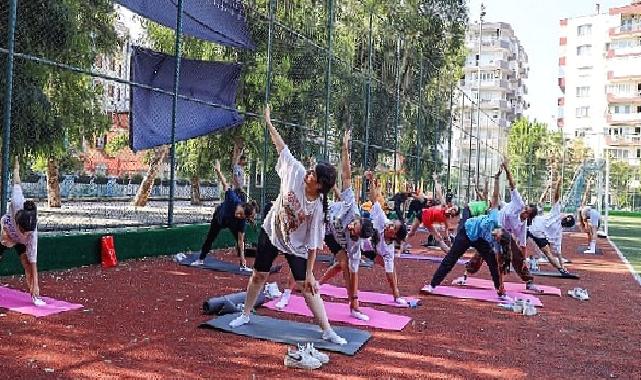 Karşıyaka’da açık havada spor keyfi başladı