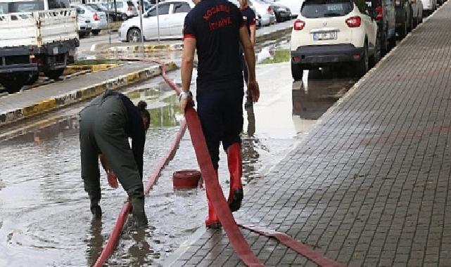 Kocaeli Büyükşehir su baskınlarına karşı teyakkuzda