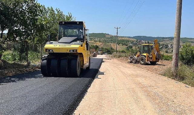 Körfez Alihocalar yolu asfaltlandı