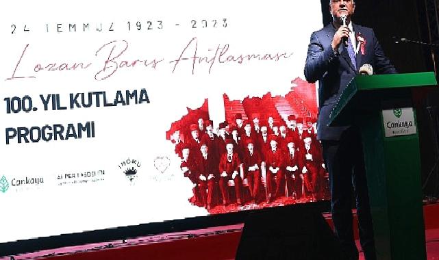 Lozan zaferinin 100. yılı Çankaya’da kutlandı