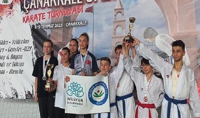 Nilüferli sporcular Karate Turnuvası’ndan ödülle döndü