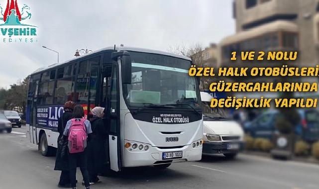 Özel halk otobüslerinin güzergahlarında değişiklik 