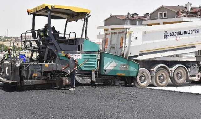 Selçuklu’da asfalt sezonu yoğun tempoda devam ediyor