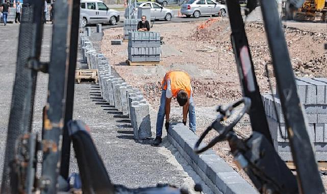 Stadyum yanı üst geçit ve bağlantı yolunda son rötuşlar