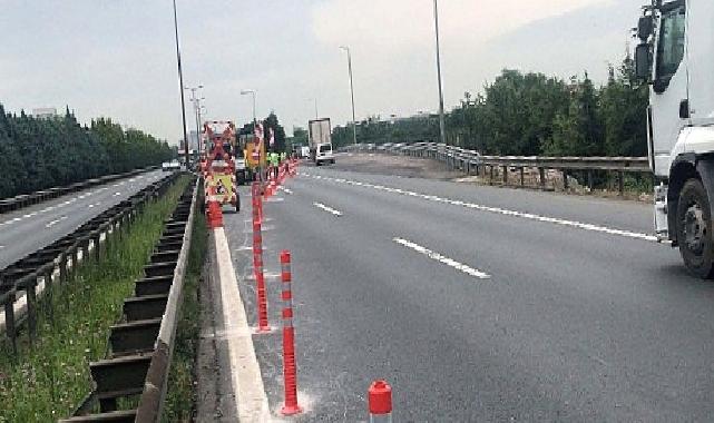 Stadyum yolu için TEM’de çalışmalar başladı