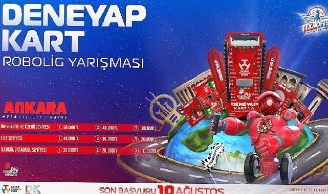 TEKNOFEST Ankara’da Yeni Yarışma Heyecanı. DENEYAP Kart Robolig Yarışmasına Başvurular Başladı!