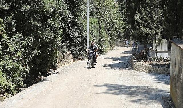 Tirilye mazarlık yolu çalışmaları tamamlandı 