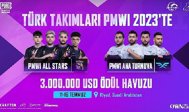 Türk Takımları 78 Milyon TL Ödül Havuzu Bulunan PMWI 2023’te Zafer Peşinde Koşacak