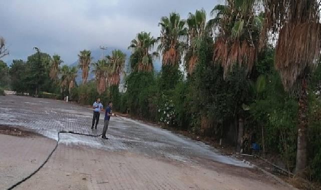 Antalya Büyükşehir ekipleri karavan park tahliyesini tamamladı