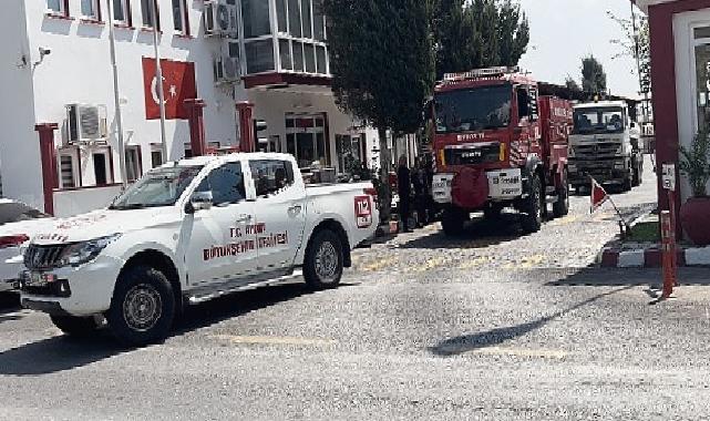 Aydın Büyükşehir Belediyesi İtfaiyesi Çanakkale yangınına müdahale için yola çıktı