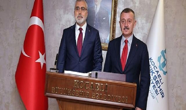 Bakan Işıkhan’dan Kocaeli Büyükşehir Belediyesine ziyaret