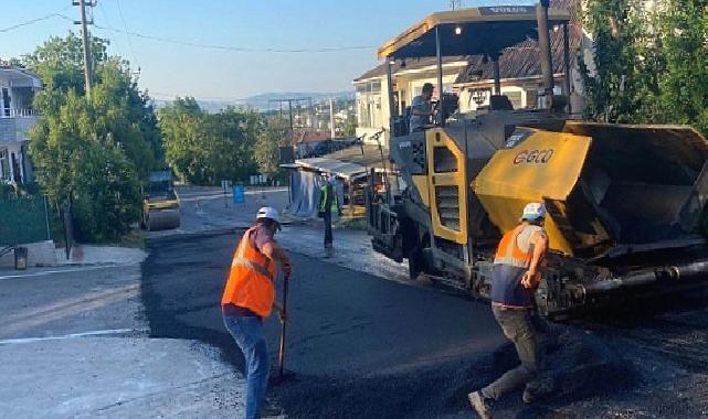 Başiskele Kahramanlar Caddesi asfaltlandı