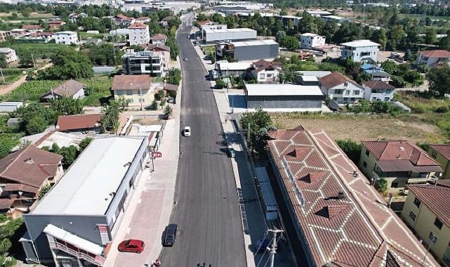 Başiskele Kullar Caddesi asfaltlandı