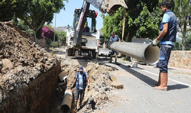 Bodrum’da DSİ Hattı Yine Patladı, MUSKİ Açıklama Yaptı