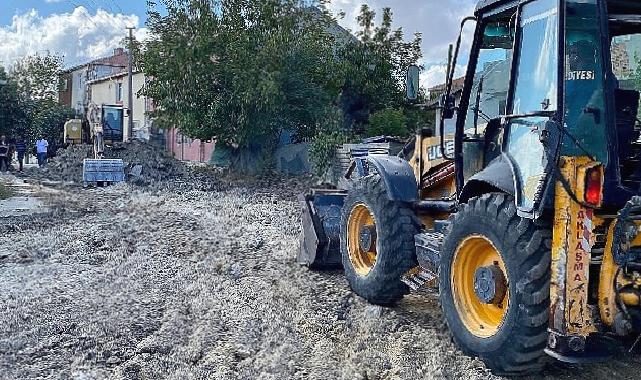 Büyükyoncalı’da yol çalışmaları devam ediyor