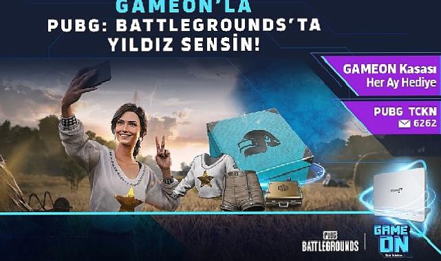 GAMEON farkıyla PUBG’de GAMEON Kasası her ay hediye