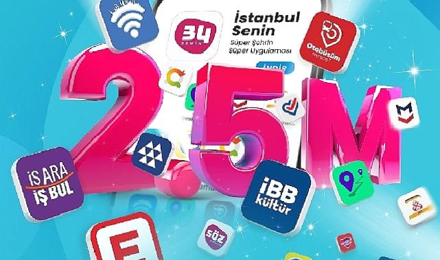 İstanbul Senin uygulaması 2,5 milyonun cebinde!