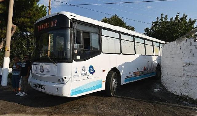 İzmir Büyükşehir Belediyesi Seferihisar’a otobüs hibe etti