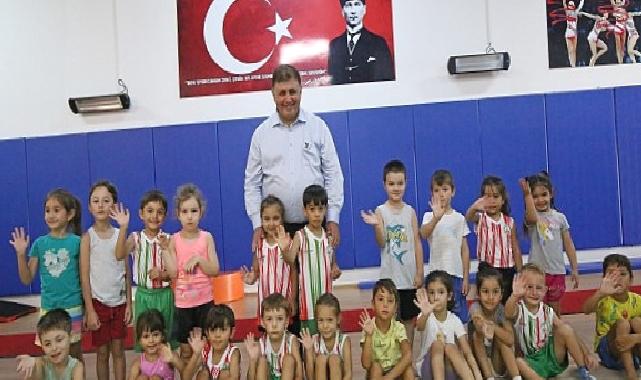 Karşıyaka’da geleceğin cimnastikçileri yetişiyor